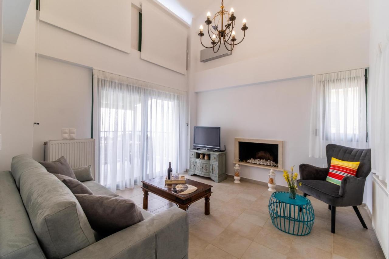 Sapphire Blue Villa Kalamítsi Exteriör bild